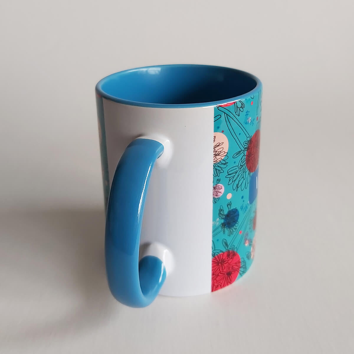 Mug Azul Claro Agapantos – PandaMug