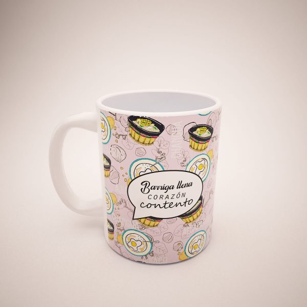 Mug Blanco Ajiacos y Changuas