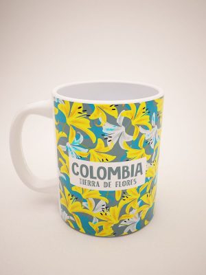 Mug Blanco Lirios