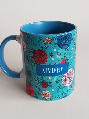 Mug Azul Claro Agapantos