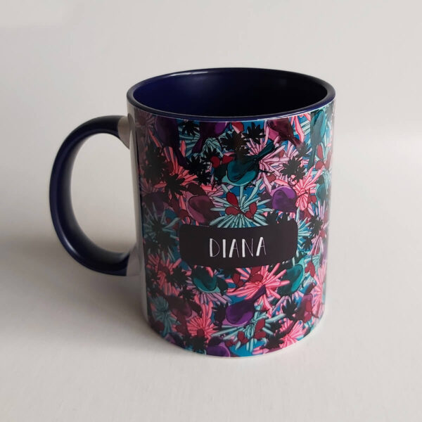 Mug Azul Oscuro Aves De Paramo