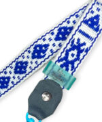 Strap o Correa tejida para celular azul